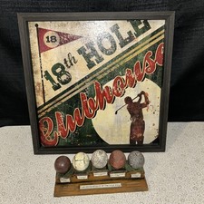 Golf Sign And Golf Ball Dec