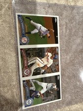 2011 Topps Vault Chrome Alex Rodriguez 3-Panel Shane Victorino Sean Rodriguez