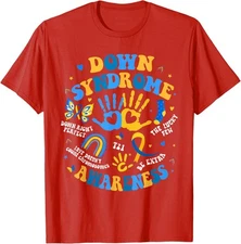World Down Syndrome Day 321 Awareness Support Present Unisex T-Shirt