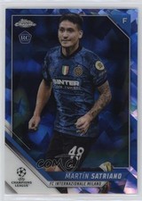 2021-22 Topps Chrome UCL Sapphire Edition Martin Satriano Martín #90 10nm