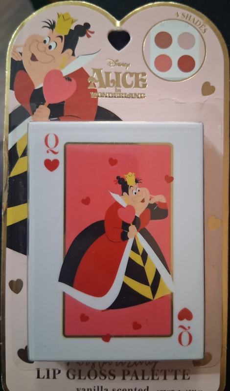 Disney Alice in Wonderland Moisturizing Shine Lip Gloss Palette Vanilla 0.14 oz