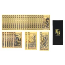 Florida 25 Goldback Starter Pack (25 Assorted Goldbacks & Sleeve)