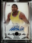 2017 Leaf Pearl Auto Magic Johnson Purple AU-MJ1 1/2