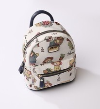 HENNEY BEAR Rucksack Gobelin und Leder 26x22x10cm Neu