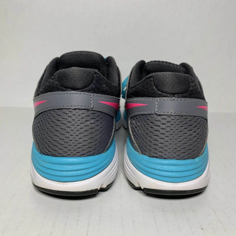 Nike Dual Fusion Run 2 Zapatos Atléticos para Correr para Mujer Talla 7.5 Gris Verde azulado y Rosa Foto 4 de 4