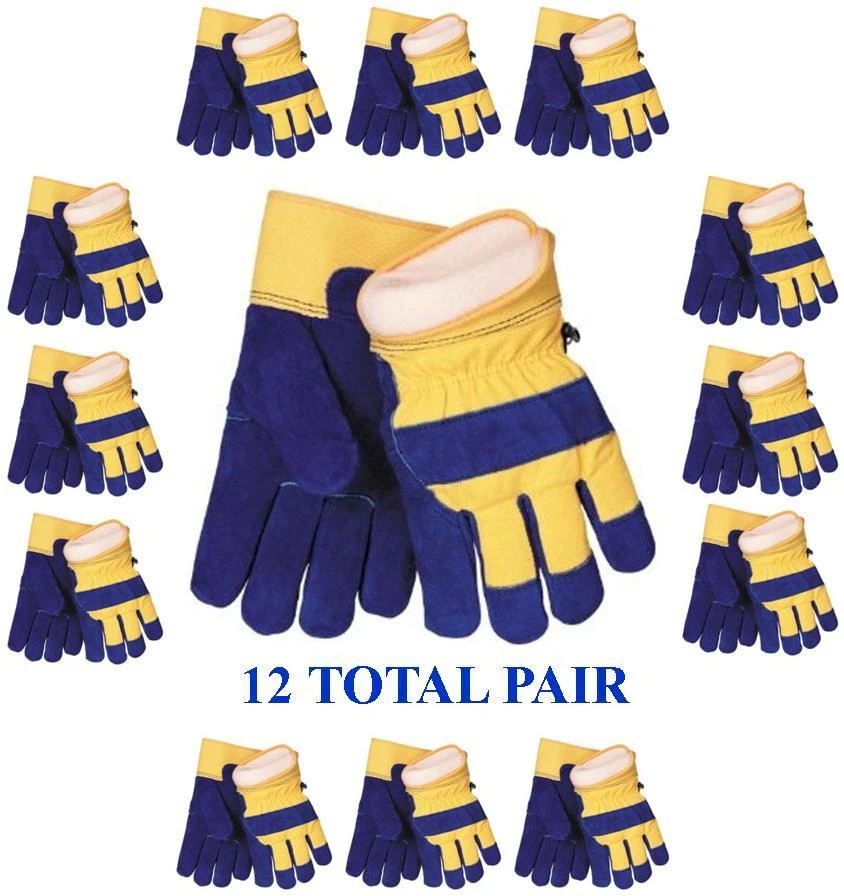 Waterproof Insulated Cowhide Winter Work Glove, 3m 100gm Thinsulate Lining - XLG