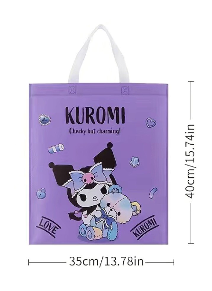 Kuromi Purple Tote Bag Sanrio Miniso Kawaii Reusable Bag | eBay