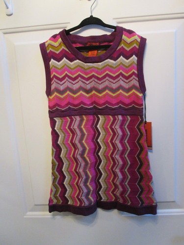 new MISSONI for TARGET multicolor stripes girls dress Sz M - Picture 9 of 9