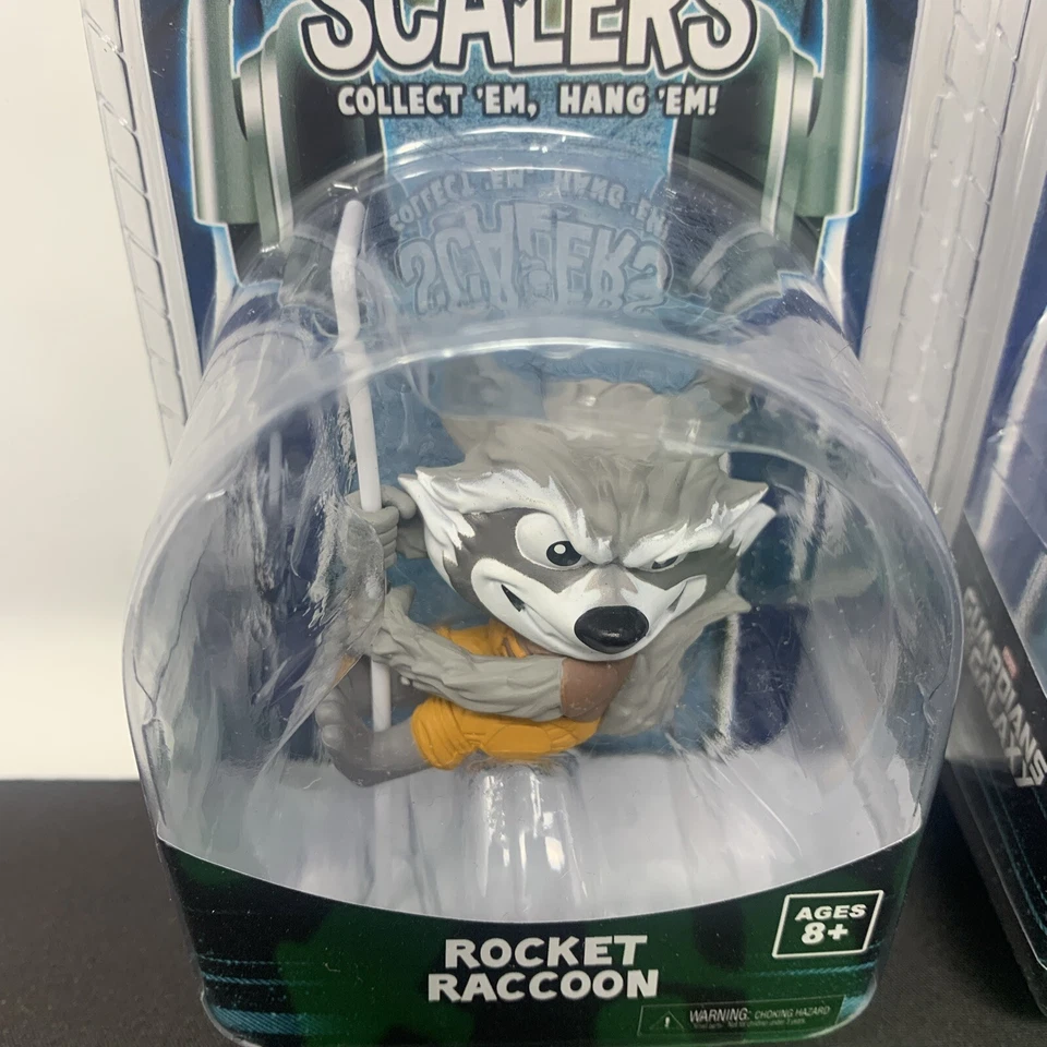 NECA Scalers Marvel Groot Rocket Mapache Guardianes de la Galaxia Lote de 2 Foto 2 de 4
