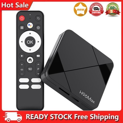 Android 14 Smart TV Box Voice Remote Control BT5.4 Media Player Mouse Assistant 
