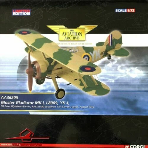 Modellini statici di aerei e veicoli spaziali Corgi in plastica scala 1:72