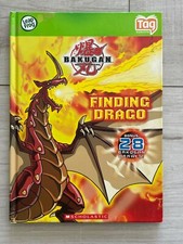 Leap Frog Tag Leap Reader Book Bakugan Finding Drago Hardcover