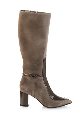Authentic Marino Fabiani Italian Designer Boots New Collection Gray