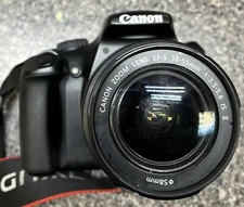 Canon EOS Rebel T3 12.2MP DSLR Camera no charger untested for parts/repair as is