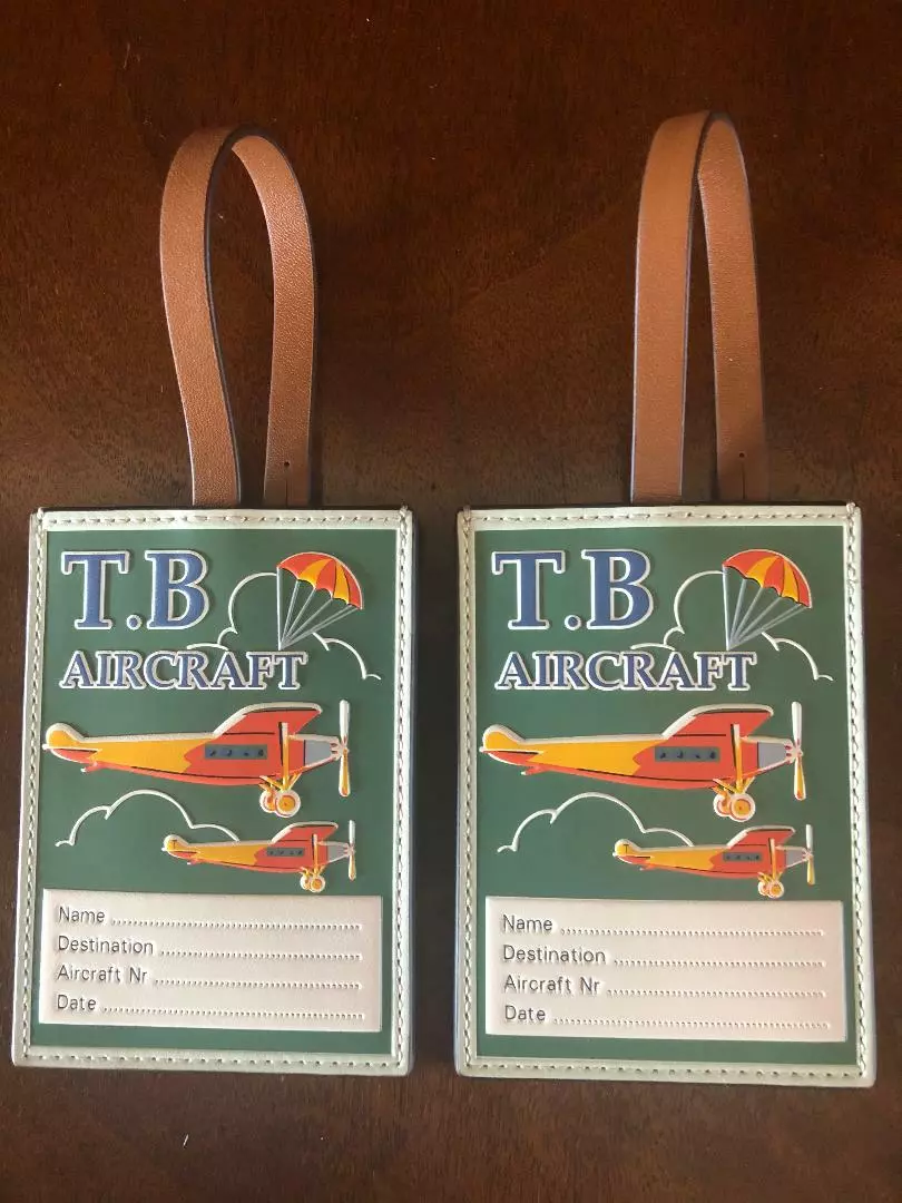 Tory burch sales luggage tag