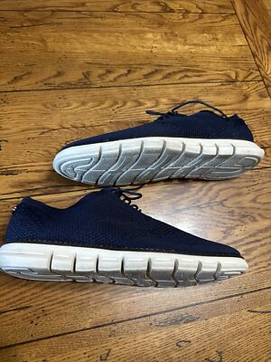 Blue Nautica Laced Oxford Shoes Sneakers Wrenwood Knit Men