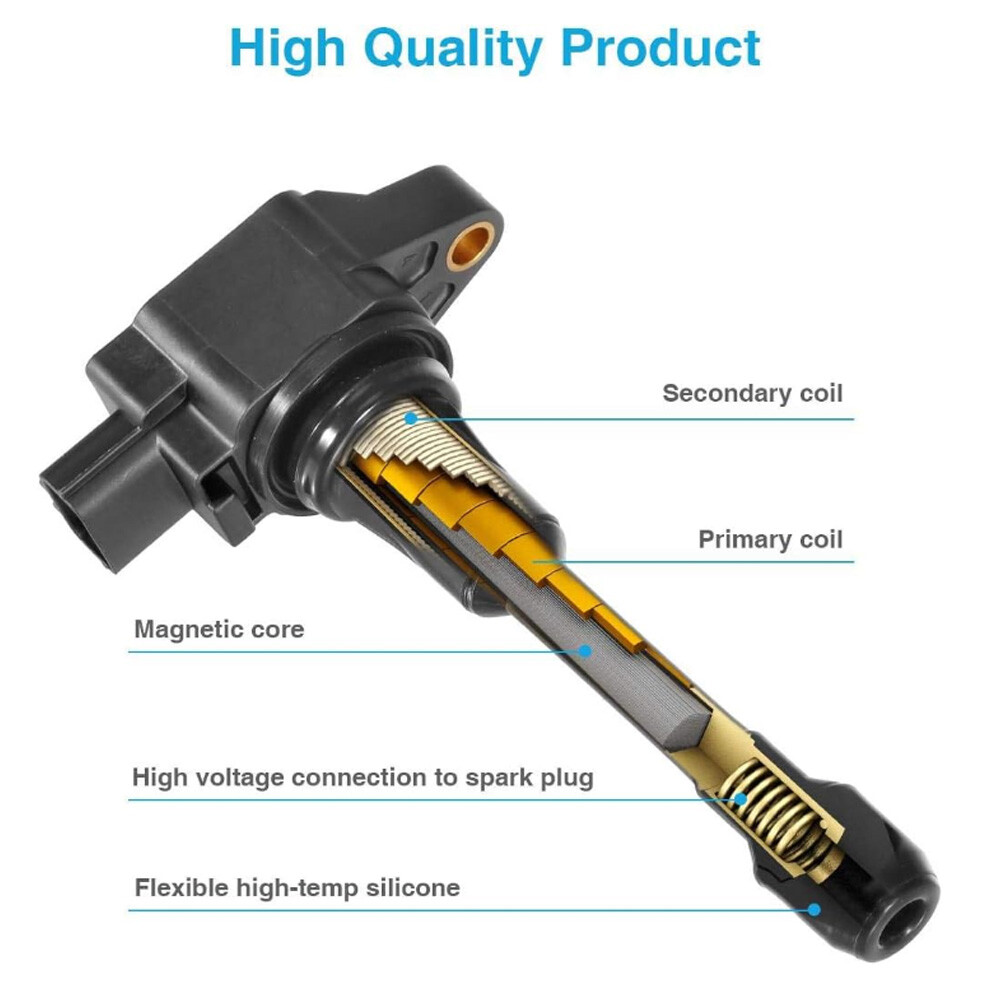 6X Ignition Coils + 6X Spark Plugs for 0813 Nissan 370Z Infiniti G37 3