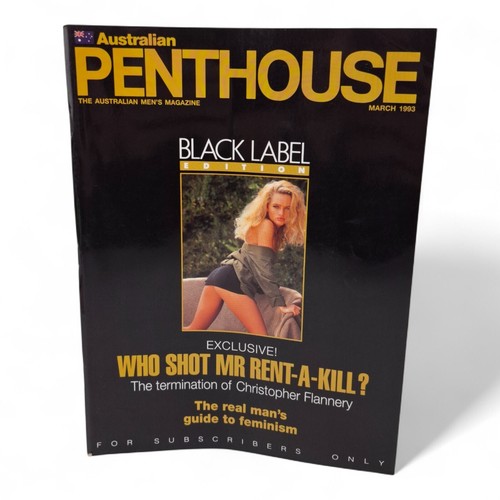 AUSTRALIAN PENTHOUSE Men's Magazine Black Label March 1993