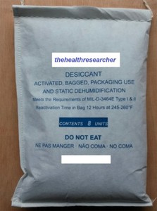 Desiccant ~270gram 8 Unit Bentonite Montmorillonite Clay Dehumidify Mixed Brands