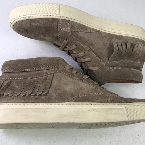 JOHN VARVATOS COLLECTION Suede 315 Reed Fringe Mens Size 9.5 US Shoe Boots $448 - Picture 3 of 10