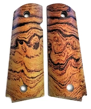 1911 grips fits COLT Rock Island Clones Full-size faux Desert Ironwood