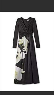 NEW ALTUZARRA for Target Womens Floral Print V-Neck Black Maxi Dress XS | eBay NEW ALTUZARRA for Target Womens Floral Print V-Neck Black Maxi Dress XS | eBay