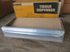 NOS Vintage 1950's Hollywood Accessories Under Dash Aluminum Tissue Dispenser