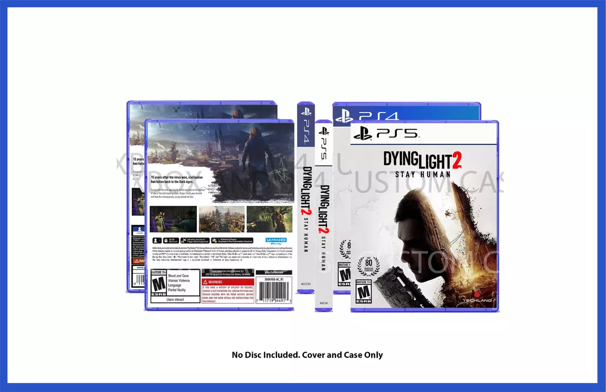 The Last of Us: Part II - Replacement PS4 Cover and Case. NO GAME!!