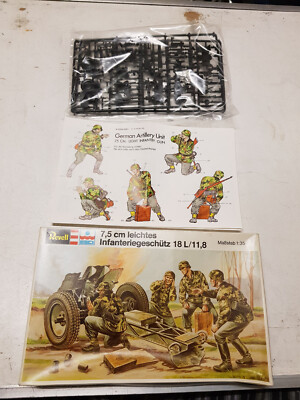Revell/ESCI 1/35 7,5 cm leichtes Infantriegeschütz 18 L OVP (alte Box) H-2254