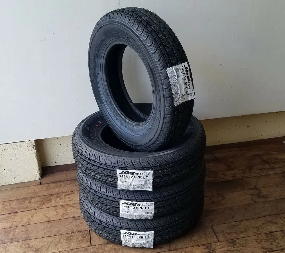 Yokohama Tire JOB RY52 145R12 6PR 4pcs NEW Summer tires Light truck