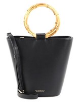 Seidenfelt Manufaktur Sorken Basket Handtasche Tasche Black / Gold Schwarz Neu