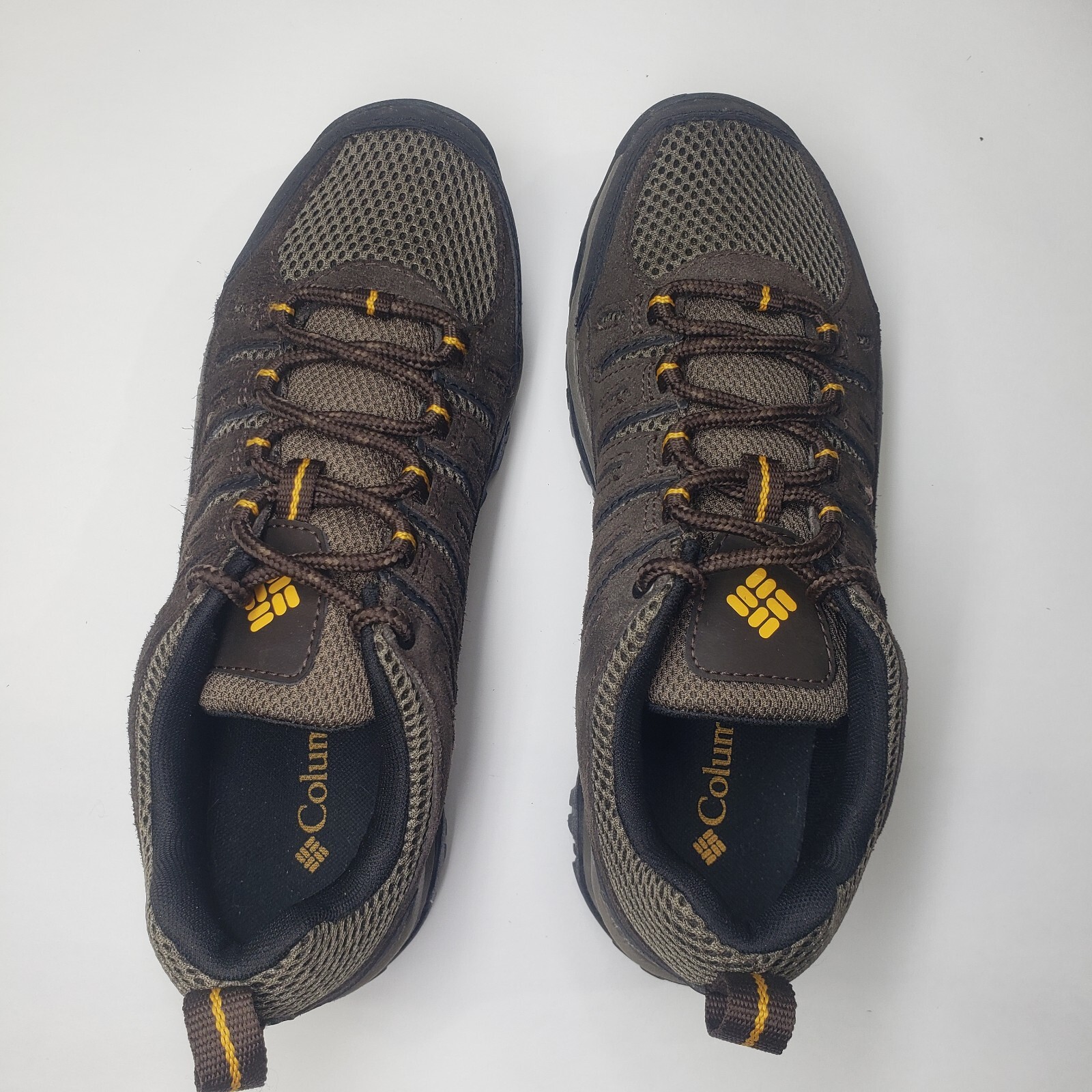 Columbia Mens Lakeview II  Sz 8 Low Cut Hiking Boot Outdoor Shoe Brown Leather 