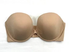 NWD Natori Women's 38DD Minimal Strapless Contour Underwire Bra 729229 Cafe