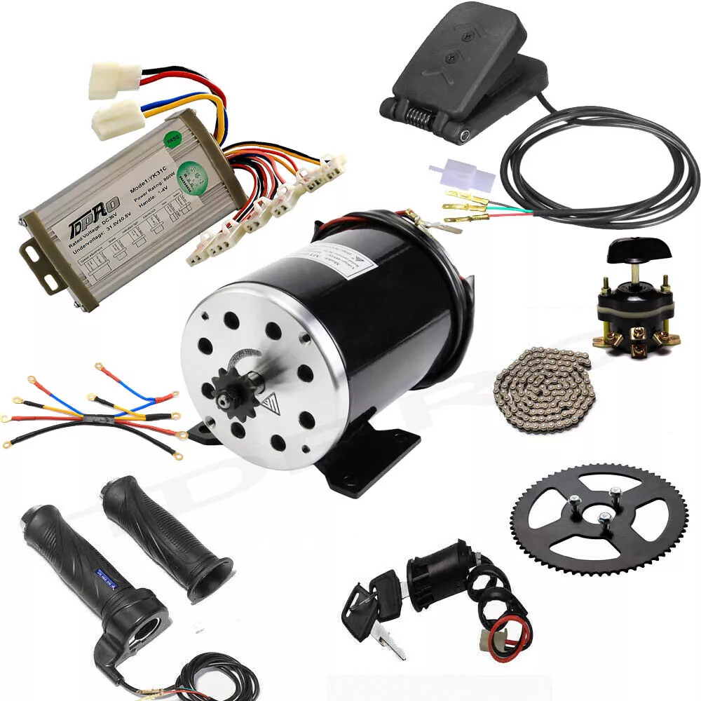 L-faster 500W Electric Scooter Brush Conversion Kit with Headlight DIY  Child Electric Scooter Electric Mini Motorcycle Engine Kit Use 25H (36V  Thumb kit) : : Sport & Freizeit