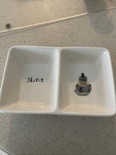 Rae Dunn Sketch  Ink Divided Dish/Tray Desk Organizer