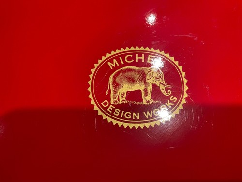 Very Rare MICHEL DESIGN WORKS Wood Tray PARIS. AUDOT, LIBRAIR - Picture 12 of 17