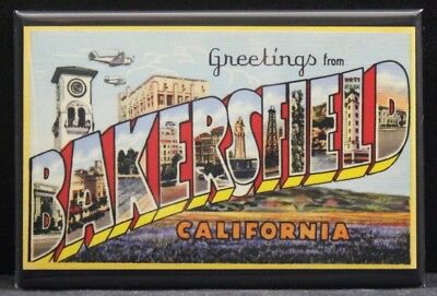 Greetings from San Francisco Vintage Postcard 2" X 3" Fridge Magnet California