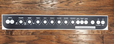 FENDER BLUES DEVILLE  VINYL FACEPLATE OVERLAY FOR EARLY 90'S USA MODEL