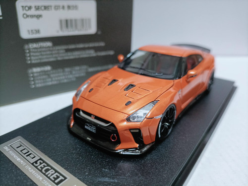 IG 1/43 Top Secret Nissan GT-R R35 Orange - Picture 1 of 12