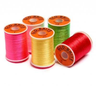 Veniard Glo - Bright Multi Yarn 8yds Spool, Fly Tying Materials