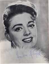 Anna Maria Alberghetti Signed Theater Program Portrait 1960 /Autographed Actress