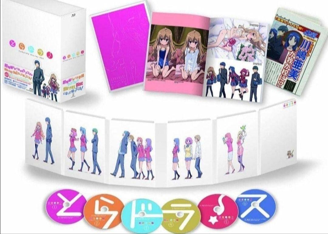 Anime Toradora Blu-ray Complete Limited Edition Box 6-Disc Box Set