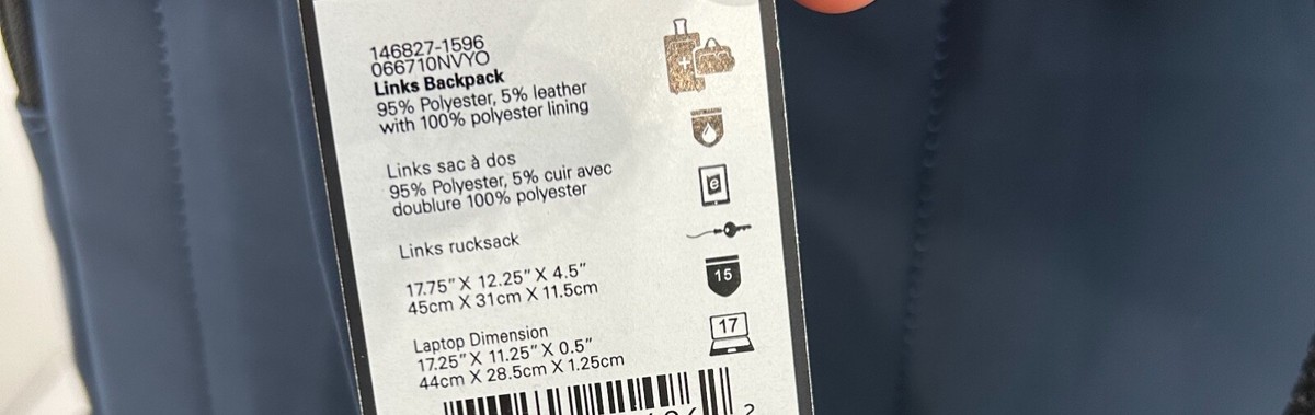 バッグ TUMI links smoth polyester NEW Tumi LINKS Smooth Polyester 17.75” Laptop Backpack