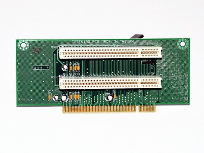 Dirpu Cotek100.PCB Riser Karte 2x 32Bit PCI Riser Card