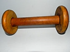 WAUDS Industrial VTG 1910's Wood Bobbin Textile Spool 
