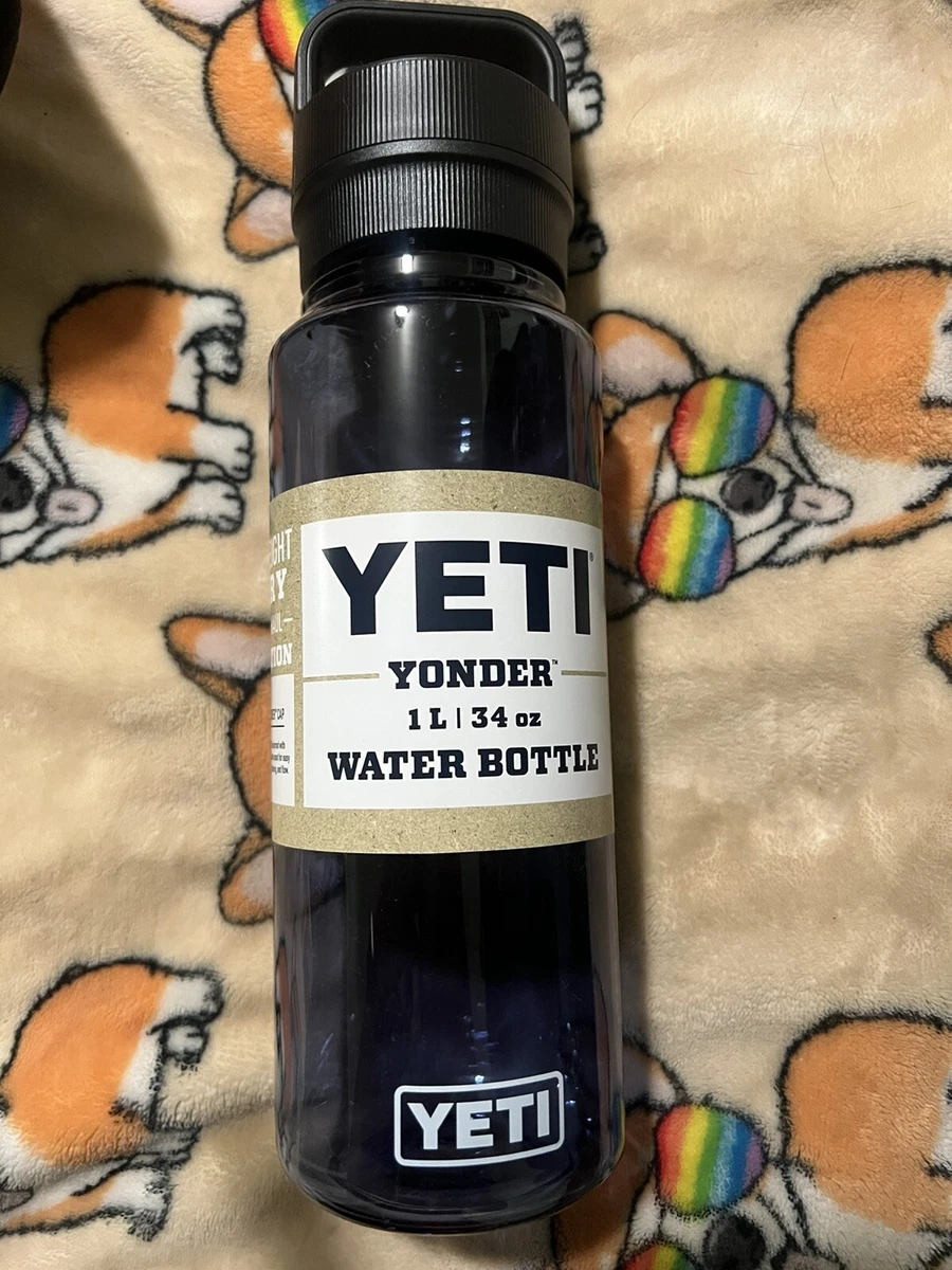 NEW YETI Yonder 34 Oz 1 L Bottle with Chug Cap NAVY BLUE eBay