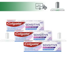 3 x Colgate Sensitive Instant Relief Sensitive Toothpaste with Whitening - 75ml