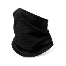 Winter Fleece Neck Warmer  Face Cover for Men Women- Windproof Neck Black