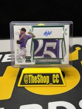 2023 Leaf Trinity Jordy Vargas /25 RPA #PA-JV2 Colorado Rockies Rookie Auto