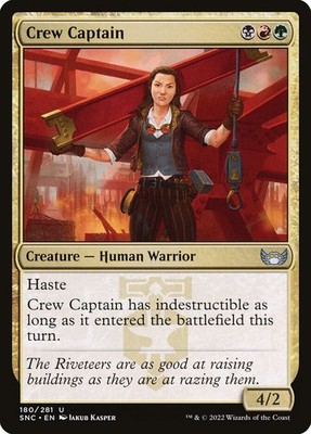 Crew Captain (180) Streets of New Capenna SNC MTG Magic